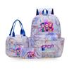 Kpop The Huntress Girl Group Print Student Backpack Set 3-Piece Large Capacity Fashion School Bag Shoulder Bag Pencil Case