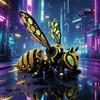 3D Printed 3D Printed Mechanical Bee Movable Joint Articulated Bee Toy  Holiday Gift