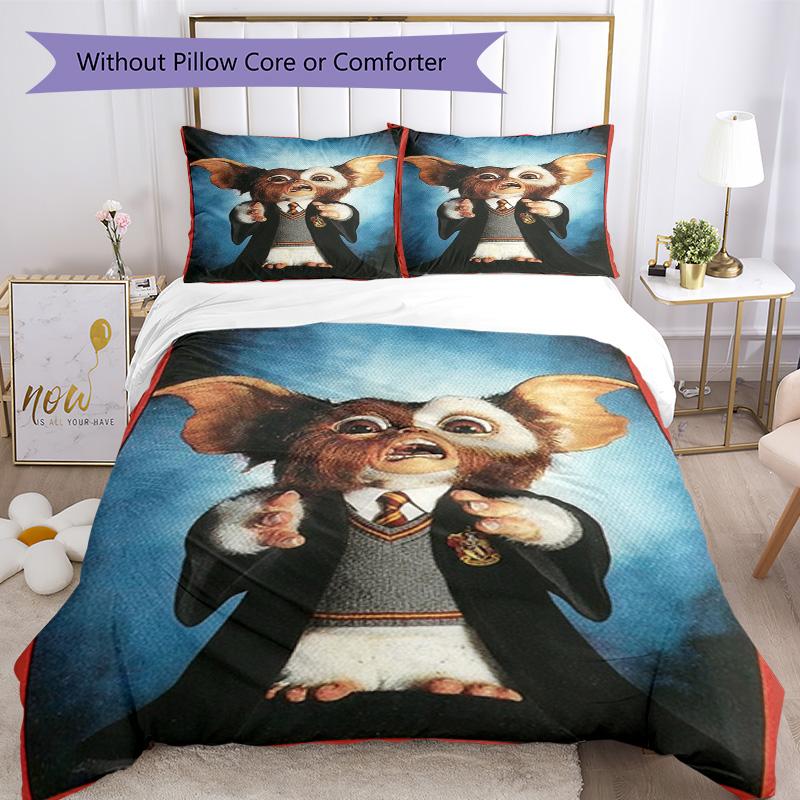 Gremlins Quilt Cover Set Suitable for Dormitory Machine Washable Christmas Gift