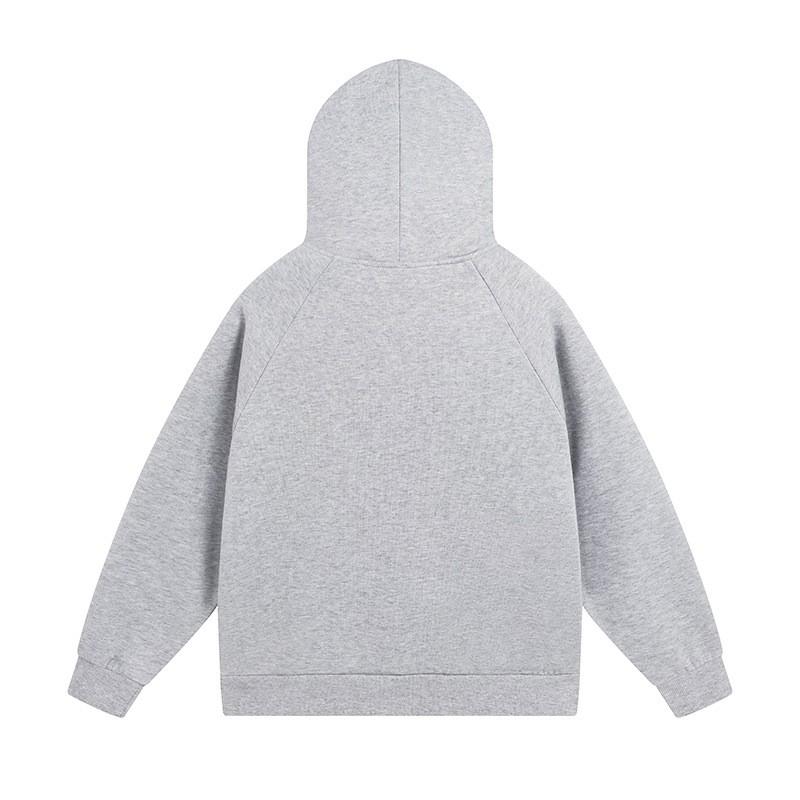 Streetwear Hoodie Set With Embroidered Tiger Head Front Design Unisex Oversized Cotton Sweatshirt Jogger Pants