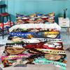 3PCS Apex Bedding Set,Including 1pc Duvet Cover And 2pcs Pillowcases Perfect for Bedroom, Dormitory, Large size Fan Christmas gift