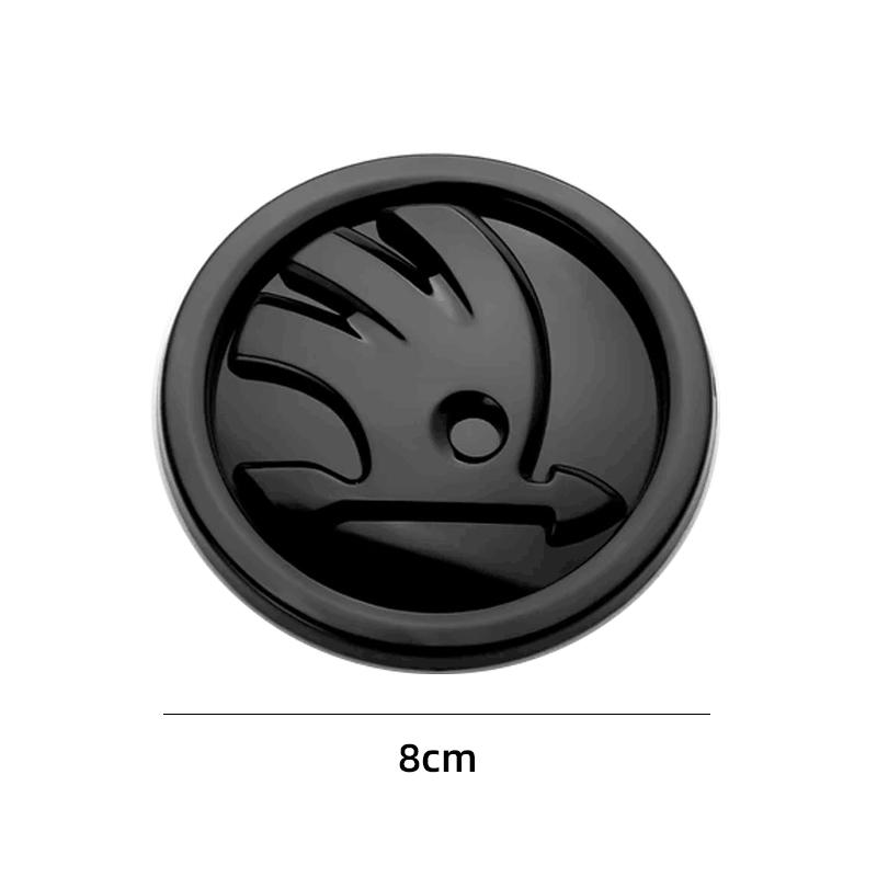 2025 Hot 80mm 90mm ABS Emblem For Skoda Fabia 1 2 Octavia a7 RS Superb Rapid Yeti Karoq Vision Car Head Front Rear Boot Tailgate