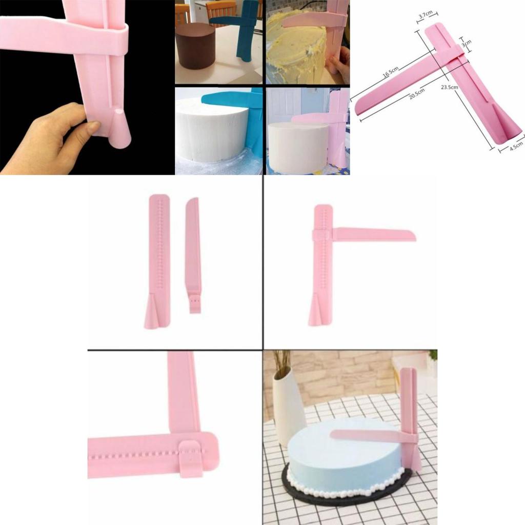 Премиальный регулируемый скребок для мастики и тортов для легкого нанесения глазури и крема