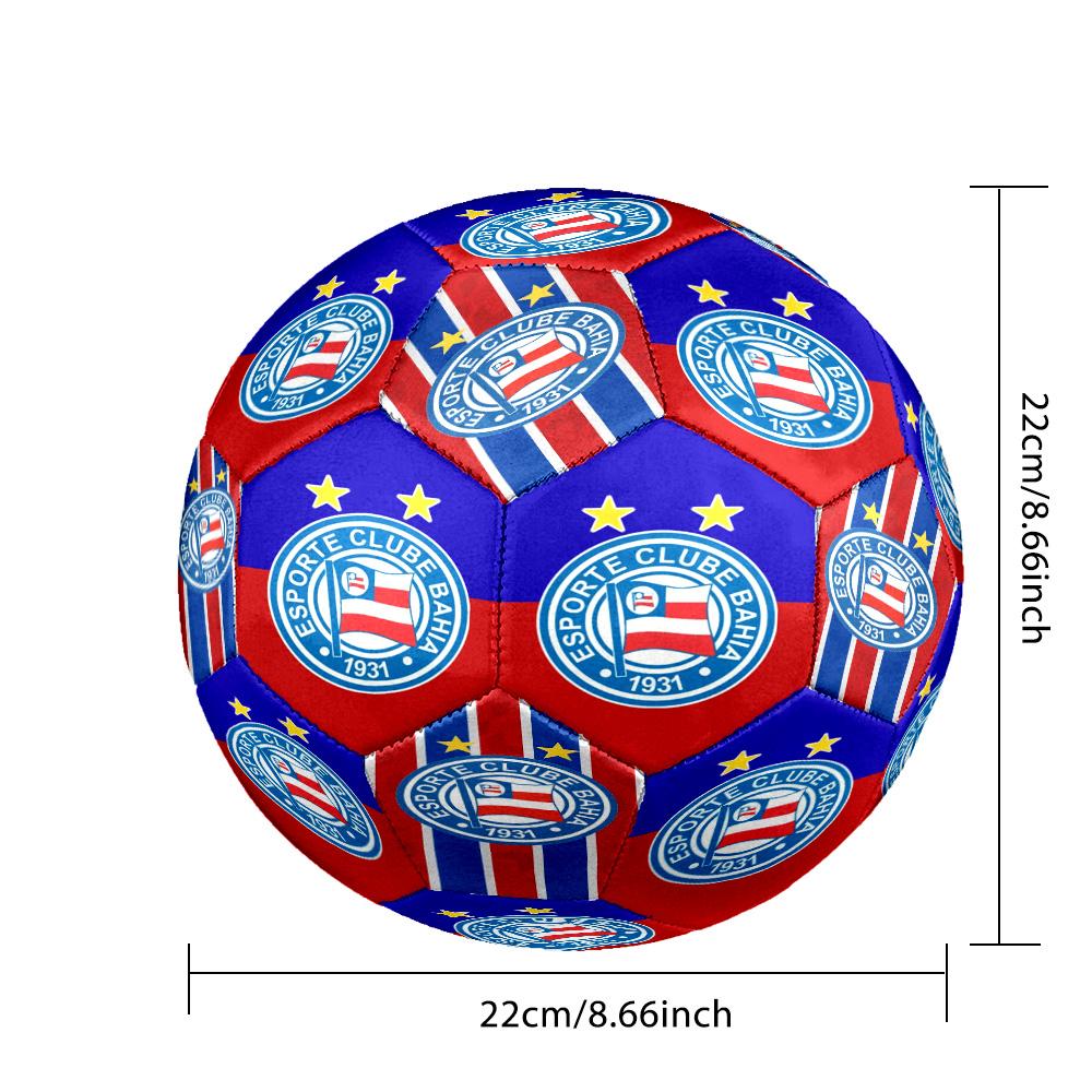 Ba-hia Sports Club Emblem Printed Size 5 Soccer Balls, High-Quality, Anti-Slip, Protective Football, A Unique Gift , Birthdays, Christmas Gifts