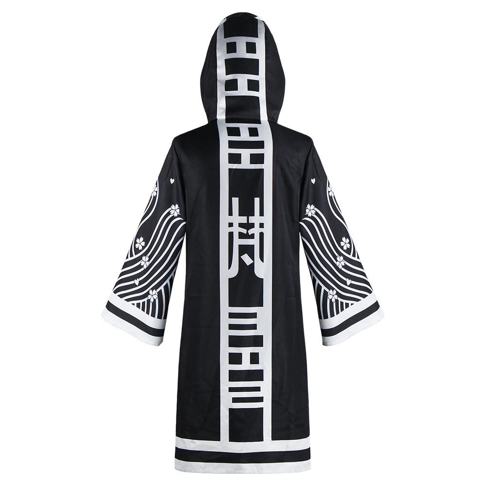 Tokyo Revengers Kawaragi Coat Brahman Косплей Костюм Застежка-молния С Капюшоном Черная Куртка