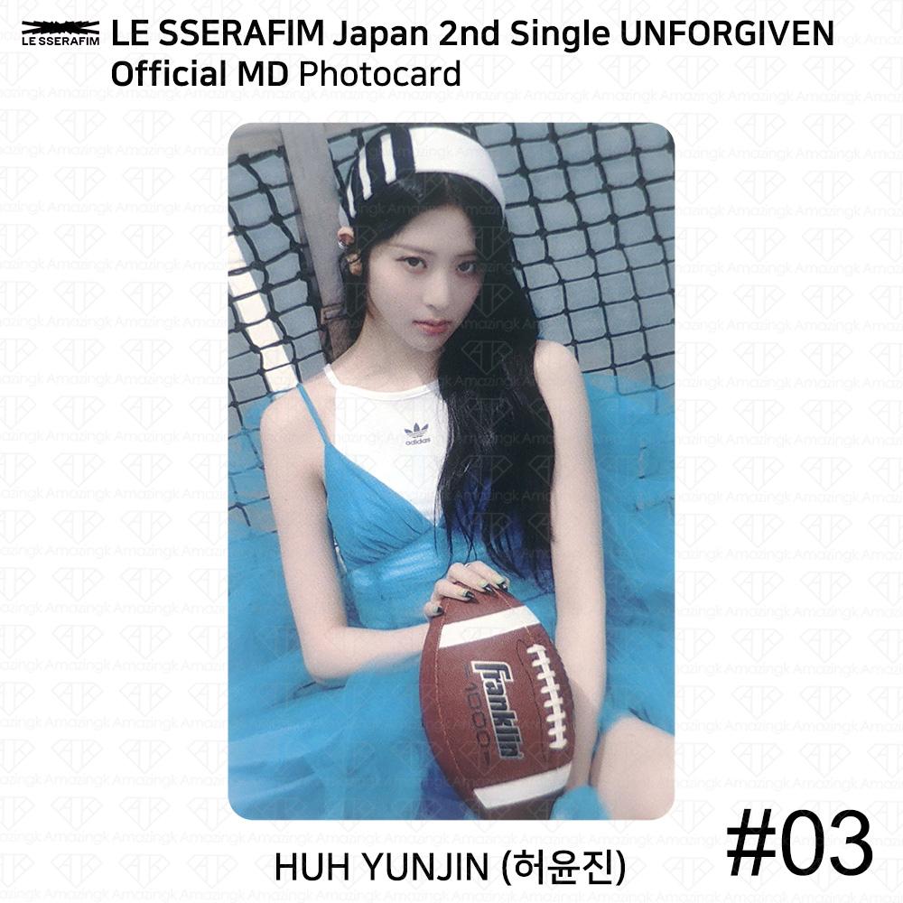 LE SSERAFIM Japan 2nd Single UNFORGIVEN Official MD Random Photocard Chaewon