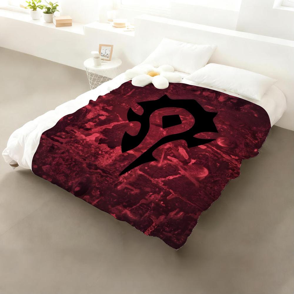 Game World of Warcraft Throw Flannel Throw Blanket: Soft Kid-Friendly Warm Anti-Static All Season Washable Couch Bed Home