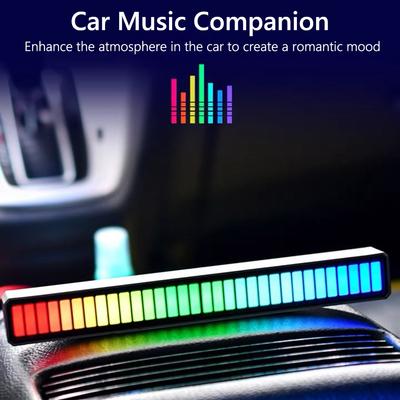 Звуковое управление, ритм, светодиодная лампа, музыка, RGB-подсветка, цветной звукосниматель, RGB-звукосниматель, активируемый голосом, окружающая подсветка