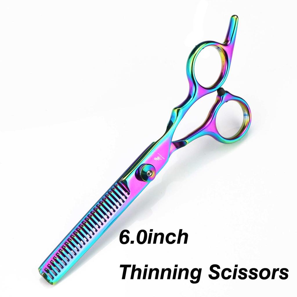 6 Inch Tooth Scissors Flat Scissors for Barbers and Hairdressers Special Fine Scissors for Thinning Haircuts and Hair