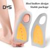 1 Pair Ultra Thin Silicone Insoles Men/Women Shoes Cleats Insole Shock Absorption Soft Rebound Anti-Slip Heel Patch