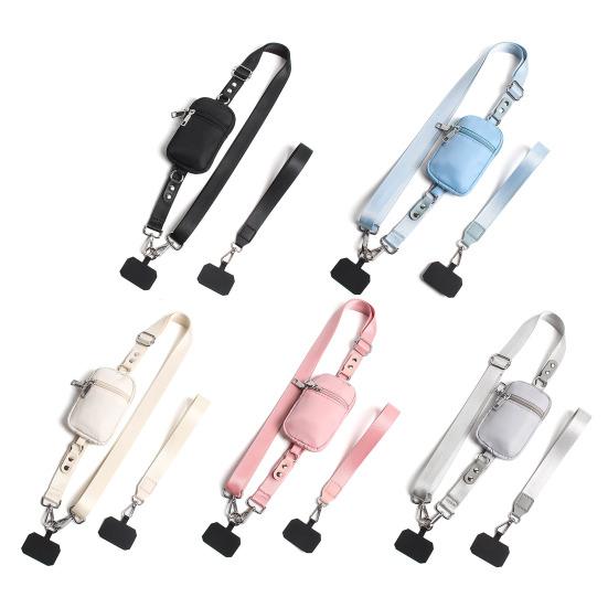 Yousheng Нагрудный шнурок Свободные руки Держатель для телефона Ремешок для переноски телефона с RFID-кошельком Удобный слинг для телефона для всех смартфонов