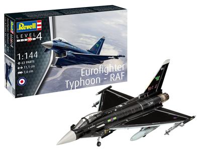 Revell Британский истребитель Eurofighter Typhoon RAF Пластиковая модель 03796 1/144