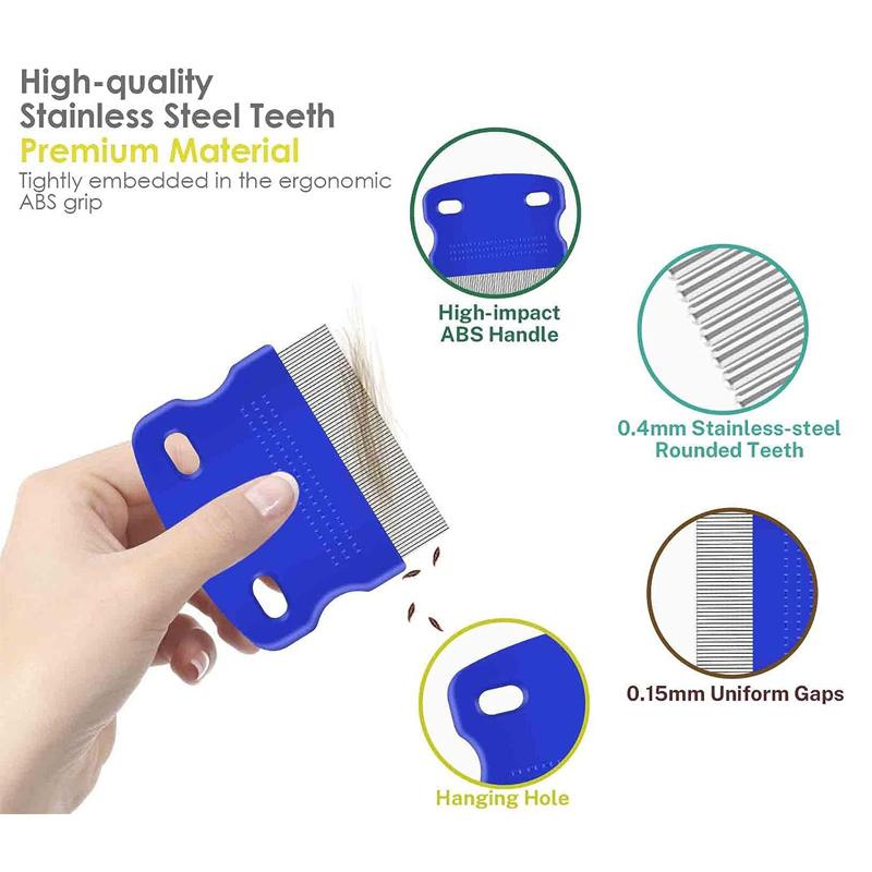 4 шт. расческа для домашних животных, косметическое удаление блох, вшей, перхоти, узелков, плавающих волос, набор для чистки шерсти собак, кошек, аксессуары для домашних животных