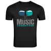 Music Is The Medicine Of The Mind Graphic unisex T-Shirt