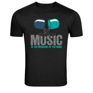 Music Is The Medicine Of The Mind Graphic unisex T-Shirt