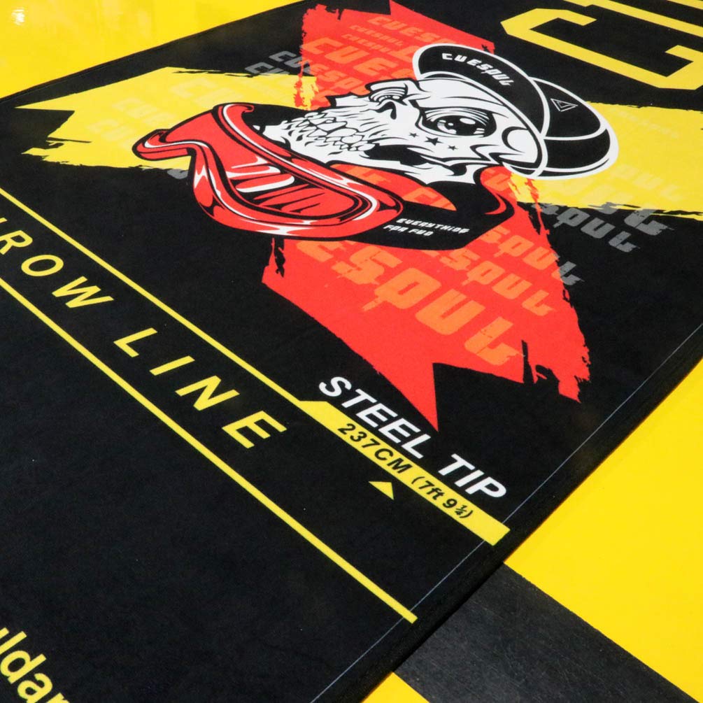 CUESOUL Original Throw Mat Dart Mat Soft Steel Chip Throw (Official & Line) (CSDA-BD-3)