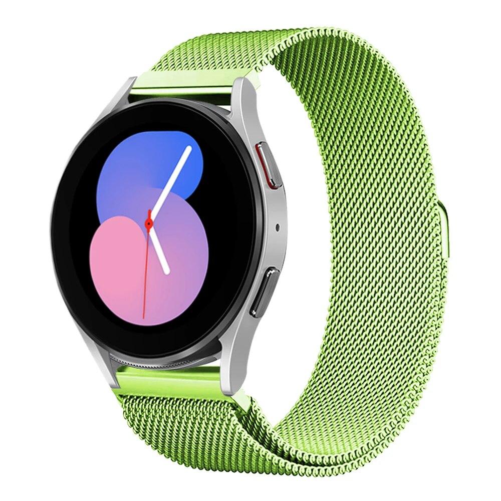 Ремешок 20 мм 22 мм для Samsung Galaxy Watch 4/5/6/5Pro 44 мм/40 мм/Active 2 браслет с магнитной петлей Galaxy Watch 4/6 classic 46 мм 42 мм