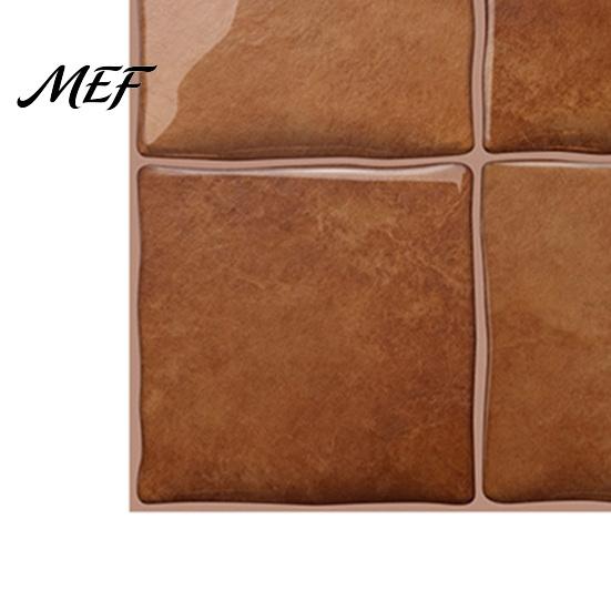 Self Adhesive Tile Sheets for Kitchen Square Checkered Wall Tiles Stickers, Retro PET Panels, Durable Waterproof Easy Peel And Stick Oil-proof Decals