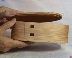 Odate Magewappa Oval Iroha Bento Akita Натуральный кедр Сделано в Японии (Средняя)