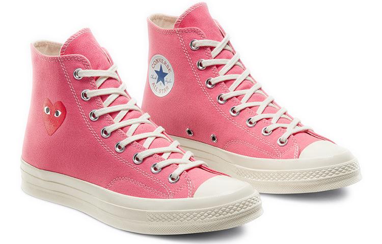 Кеды Chuck 70 Comme des Garçons Play x Chuck 70 Converse High 'Ярко-розовые' 168301C