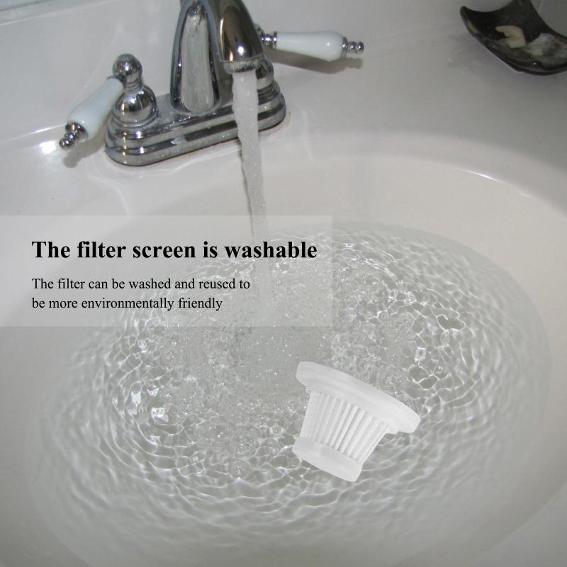 Портативный ручной пылесос 1200 мАч Аккумулятор 6000 Па Мощный всасывающий беспроводной автомобильный пылесос