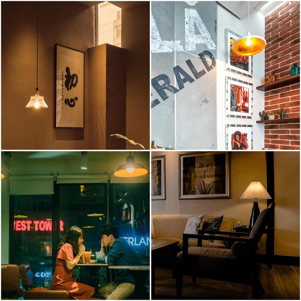 LUTW LED Bulbs, E26 Base, Edison Bulbs, 60W Equivalent, 6W, 2700K Warm White, 620lm, Omnidirectional, Non-Dimmable, PSE Certified, Antique Amber,