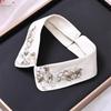Elegant Diamond Beaded Detachable Collar for Women False Shawl Shoulder Wrap Lapel Fashionable Accessory for Women