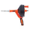 Drain Auger 25Ft, Plumbing Snake with Drill Attachment, Plumbers Snake Drain Clog Remover for Kitchen Bathroom Shower Sink with Protective Hose and