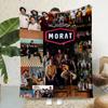 Плед с принтом музыкальной группы Morat Пледы для пикника Теплый плед Мягкий и удобный плед Для дома, путешествий, подарок на день рождения