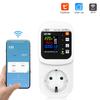 WIFI TY APP Smart Socket 16A LCD Display Розетка с автоматическим сбросом Входное напряжение переменного тока 140-300 В