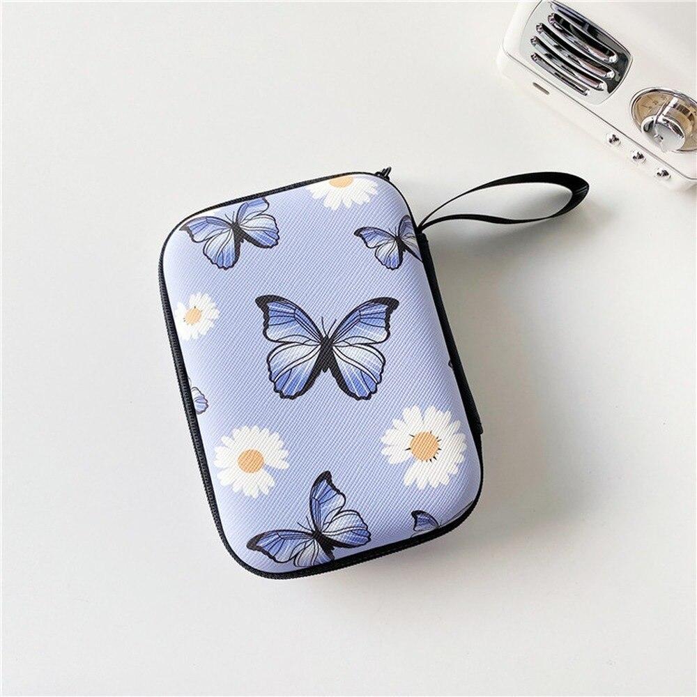 9,5*13,3 см коробка для наушников на молнии кабель для передачи данных зарядная линия кабель чехол для хранения сумка для женщин и девочек помады карты коробка для хранения монет