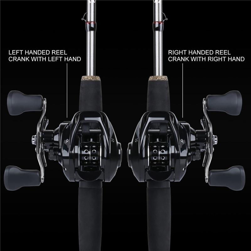 Рыболовные катушки для наживки 12+1 катушка BB с максимальной мощностью фрикциона 14 фунтов с передним тормозом Рыболовные катушки для заброса