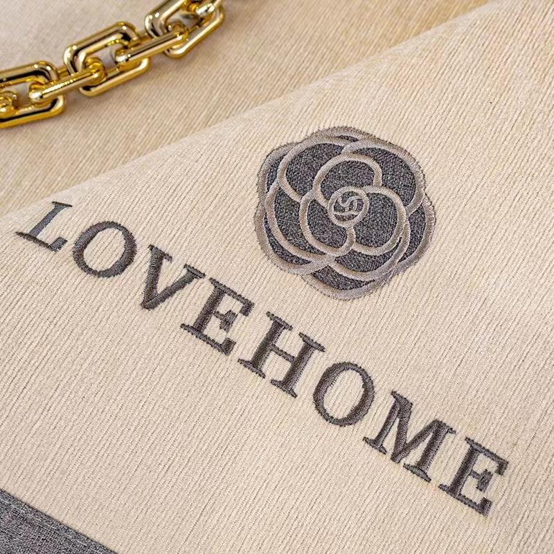 Мягкий однотонный чехол для дивана из синели для гостиной, роскошный чехол для дивана с вышивкой, современное простое универсальное нескользящее полотенце для дивана