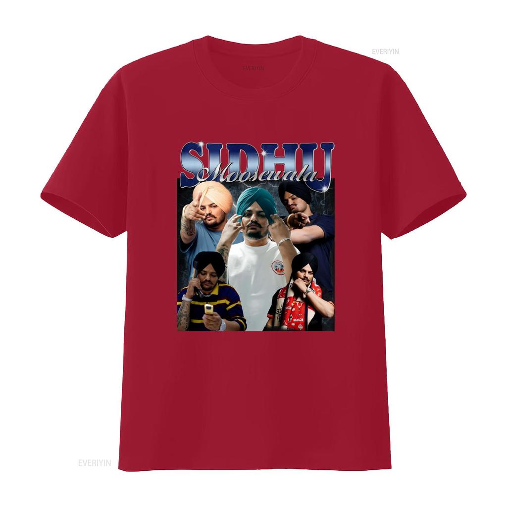 Sidhu Moosewala Punjabi Bollywood Indian Desi T Shirt Stylish Trendy Design Vintage Comfortable Top For Everyday Wear