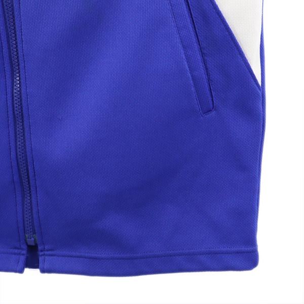 Adidas 80s 90s Made by Descente Track Jacket 160 Blue Jersey Kid's Used