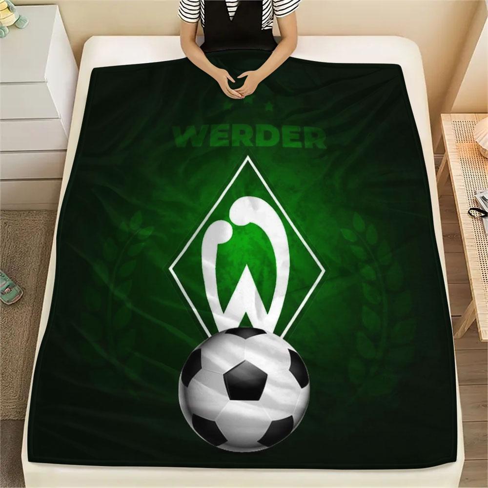 1PC SV Werder Bremen Patterned Flannel Blanket Suitable For All Seasons for Home Decor Warmth and Comfort Gifts Holiday Present