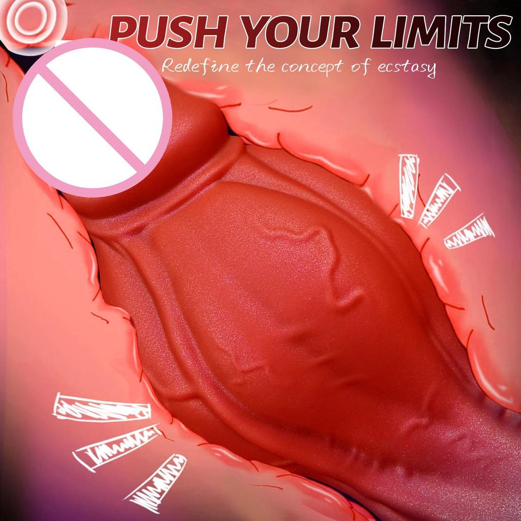 Новый Неправильной Формы Носимый Фалос Силиконовый Анальный Расширитель Игрушка