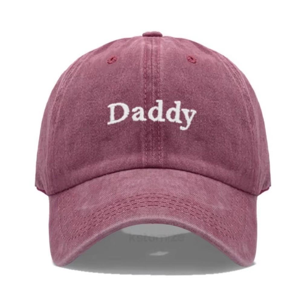 Adjustable Daddy & Mommy Baseball Cap Letter Embroidered Dad Hats  For Man Women