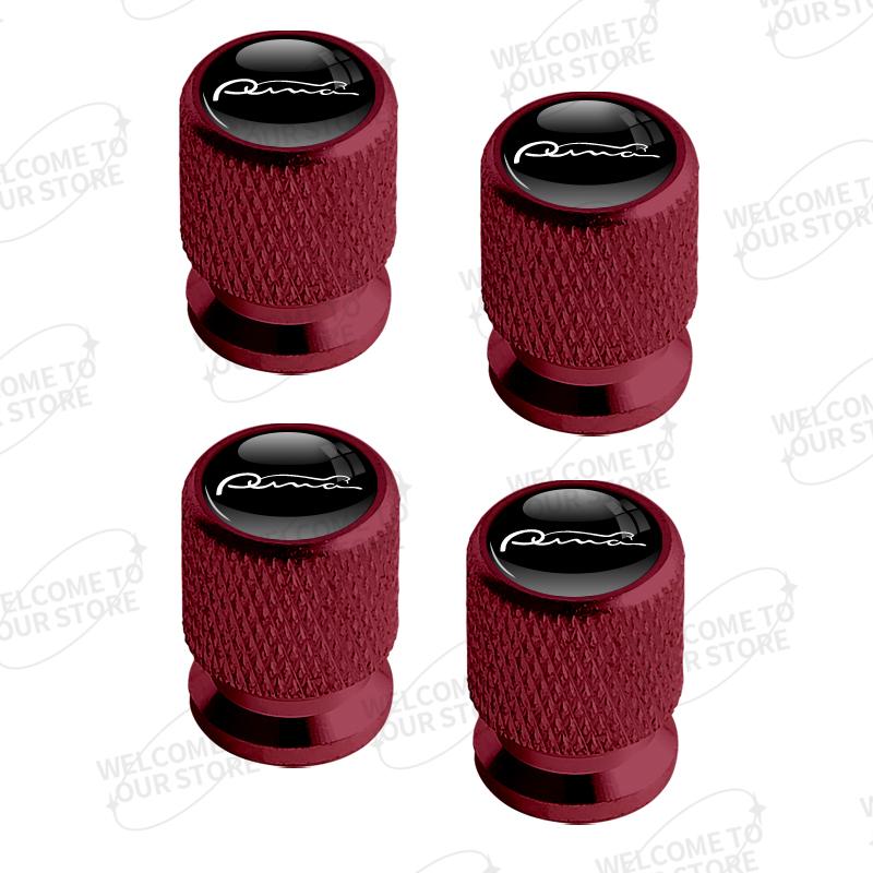 Aluminum For Ford Focus Fiesta Puma Logo MK2 MK3 MK4 Hybrid ST Line 4pcs Car Decor Wheel Tire Valve Caps Stem Cover k71 Accessories