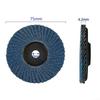 Blue Grinding Wheel Flap Discs Flat For Angle Grinder Sanding Discs