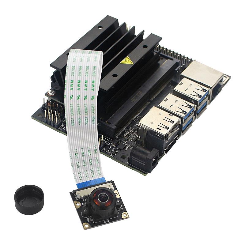 NVIDIA Jetson Nano Adjustable Focus Wide-Angle Camera, 8MP Sony IMX219 Chip