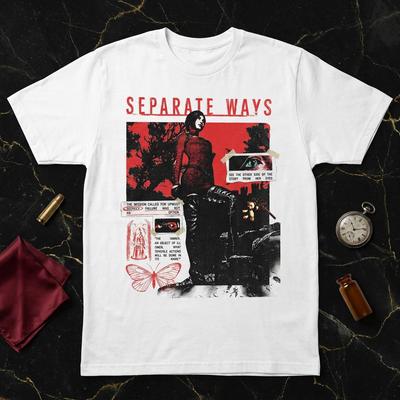Ada Wong Shirt - Resident Evil Requiem | RE4 Separate Ways Tee | Distressed Collage Graphic | Horror Game Fan Merch