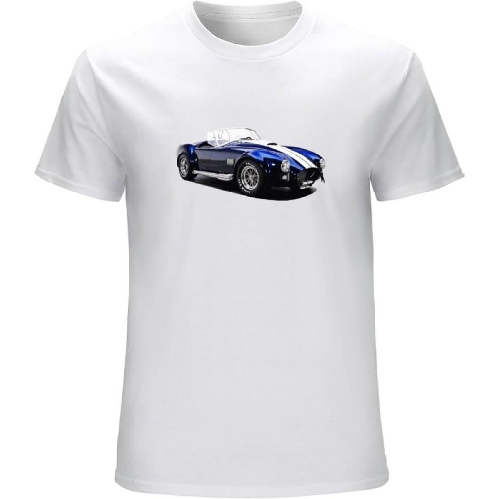XINYIFENG Ac Cobra Футболка Автомобиль Shelby Cobra Футболка Футболка Белая
