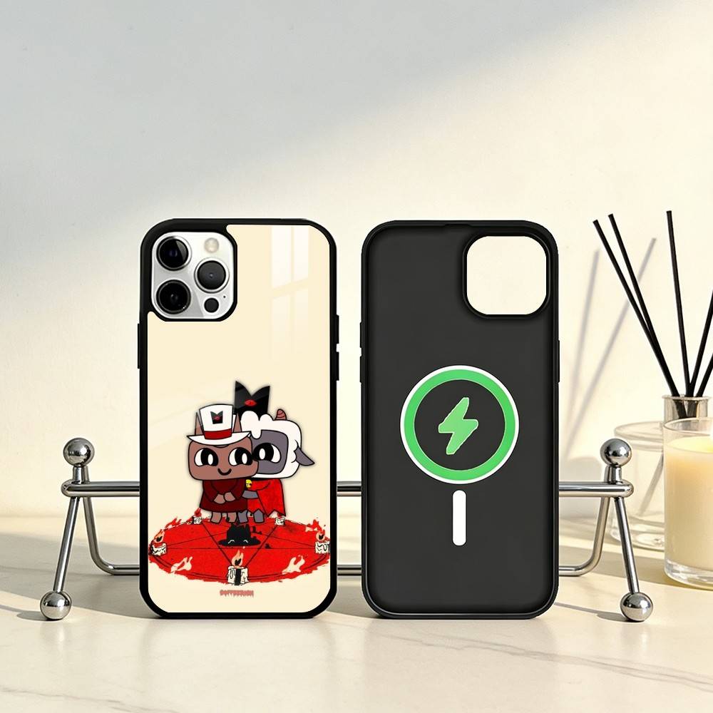 Cult Of The L-Lamb Game Phone Case For iPhone17,16,15,14,13,12,11 Plus,Pro Max Magnetic For Magsafe Wireless Charging