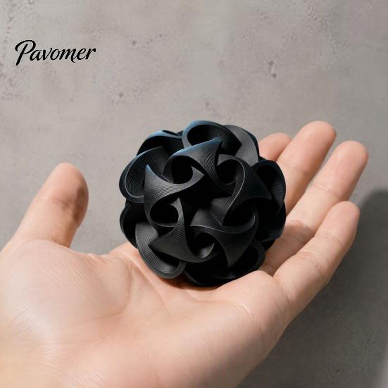 Современные геометрические настольные украшения, 3D-печатная полая сфера-скульптура, абстрактные витые цветочные декоративные линейные статуэтки, шарообразное украшение, декор для рабочего стола для