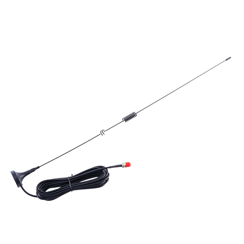 Антенна VHF UHF, двухсторонняя, двухдиапазонная, усиление 3 дБи, SMA, гнездо, магнитное основание для портативного автомобильного радиоприемника Node Lorawan Baofeng, рация