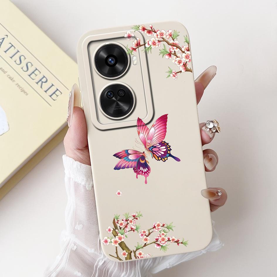 Nova 12 SE Case For Huawei Nova 12 SE Cover 2024 Fashion Painted Liquid Silicone Anti-Fall Protective Bumper For Nova 12SE Funda