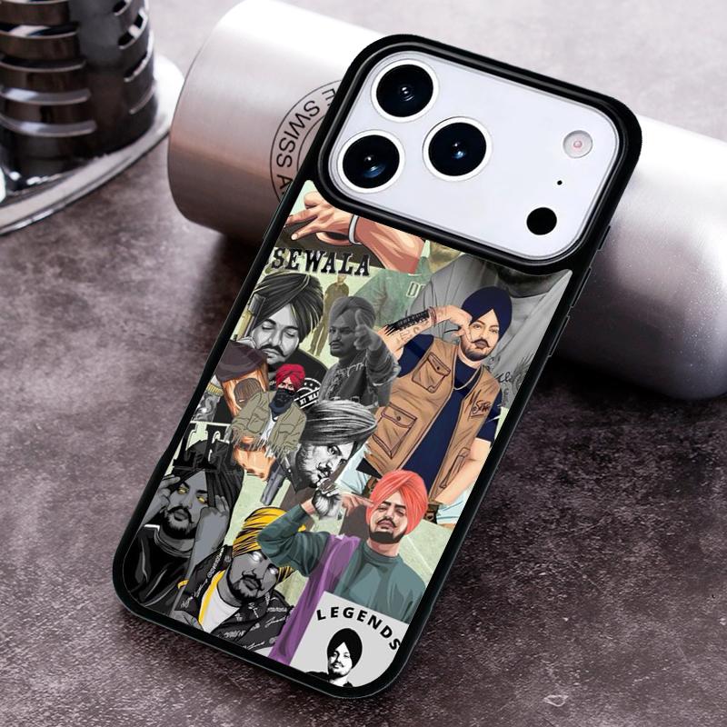 Чехол для телефона Sidhu Moosewala для iPhone 17, 16e, 15, 14, 13, 12, 11, Mini, Pro, MAX, мягкий силиконовый чехол