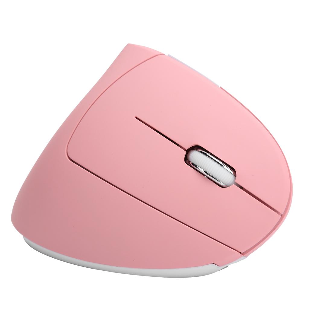Vertical Mouse USB Wireless Office Gaming Rechargeable Computer Accessories H1 2.4GPink