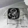 Xiaomi Huitan Gorgeous Women Ring Scorpion Shaped Engraved Design Animal Hiphop Accessories for Party Club Statement Metal Jewelry